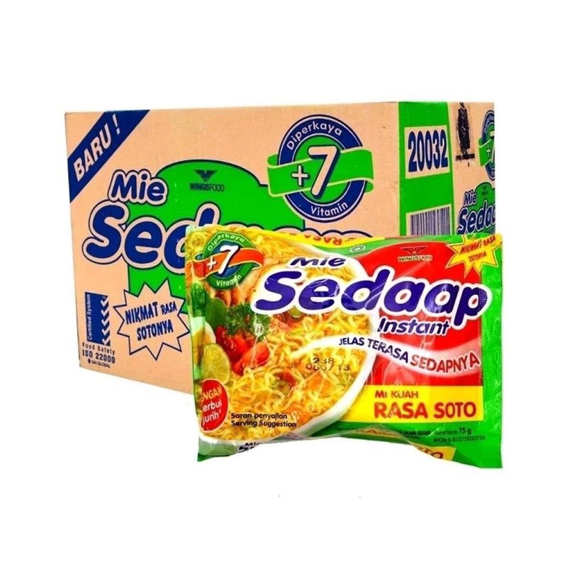 MIE INSTAN SEDAAP SOTO 75GR