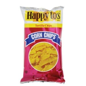 HAPPYTOS MERAH 140 GR Tortila Chips Keripik Jagung