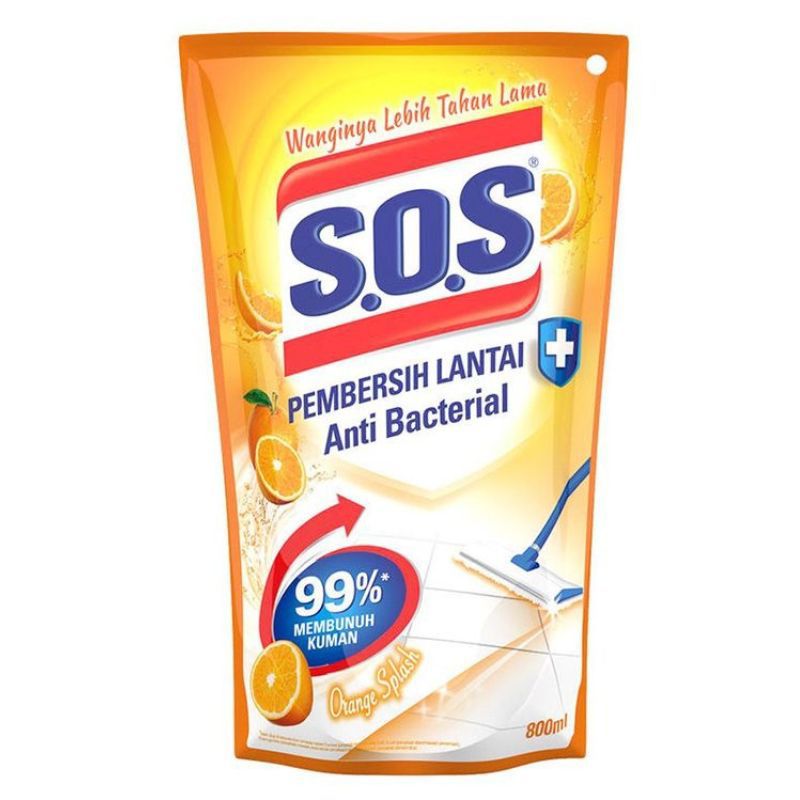 SOS Pembersih Lantai Refill 800ml