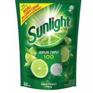 SUNLIGHT SABUN CUCI PIRING JERUK NIPIS REFILL 1500ML (Isi 6)